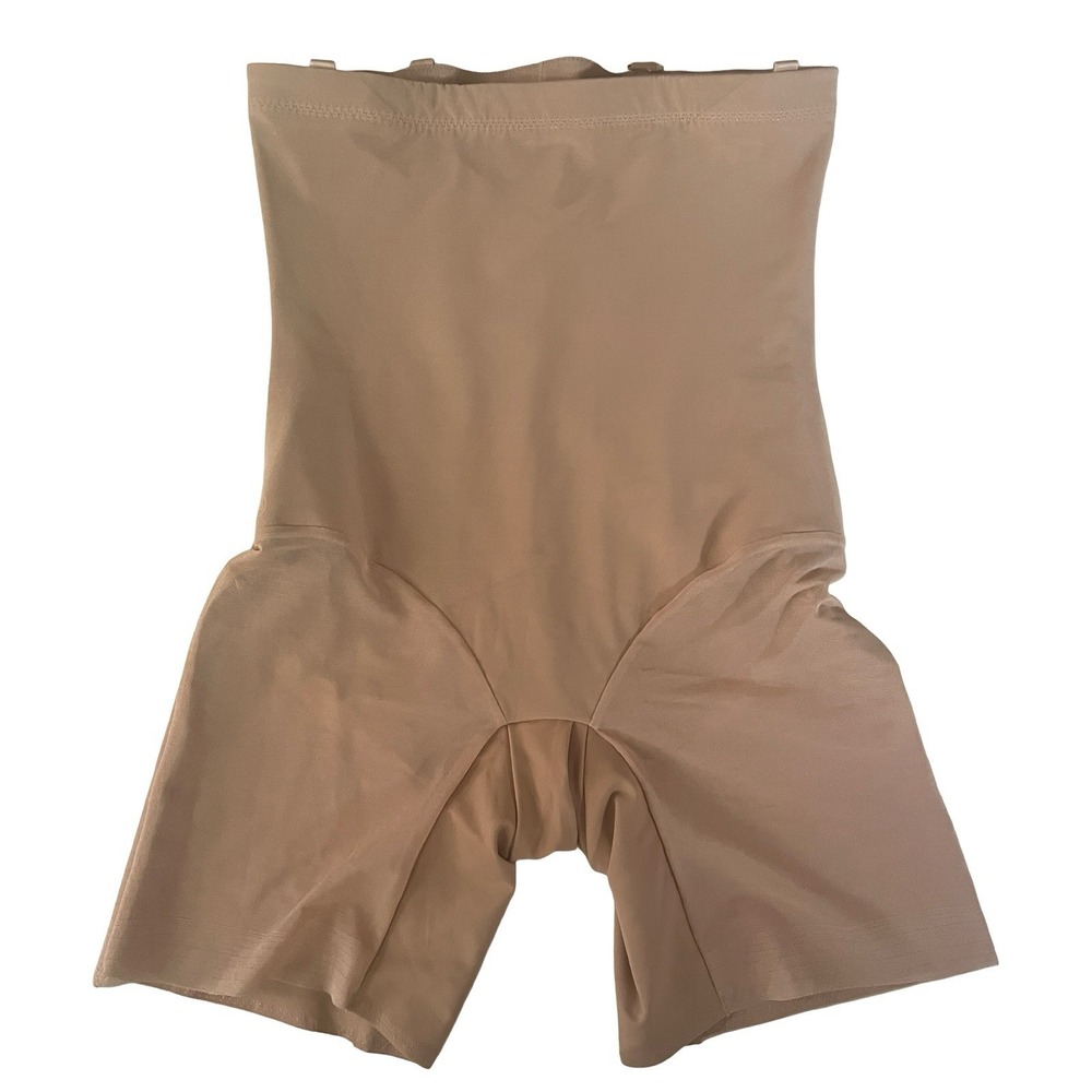 NWOT HoneyLove Women's Size L Beige Sand SuperPower Girl Short Shaper Stretchy